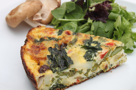 Roasted Vegetable Frittata*