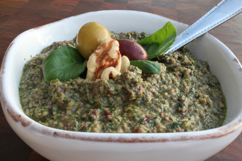 Olive and Nut Pesto*